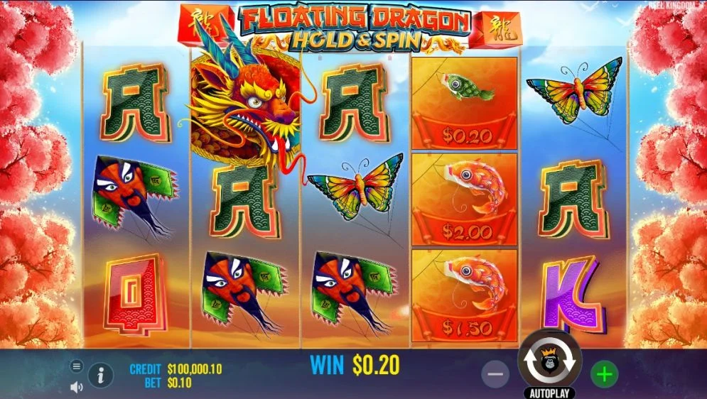Floating Dragon Hold & Spin Gameplay